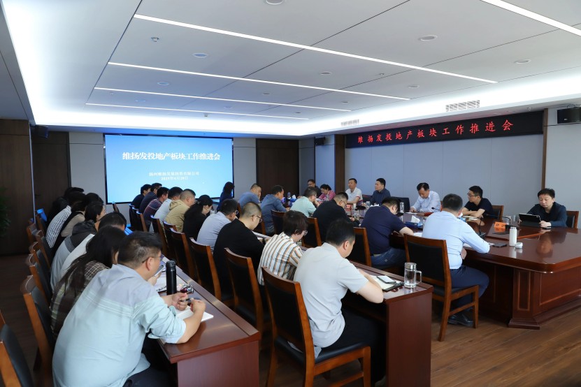 對標地產(chǎn)先進(jìn)經(jīng)驗 鍛造維投龍馬精神——維揚發(fā)投召開(kāi)地產(chǎn)板塊工作推進(jìn)會(huì )