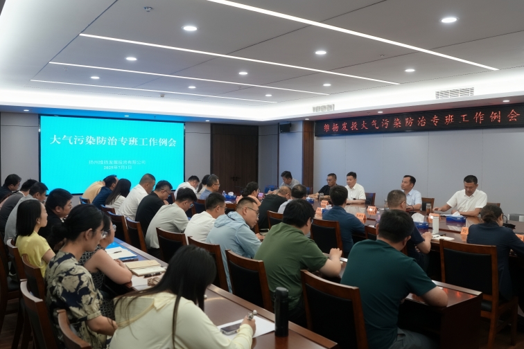 再部署、再推進(jìn)、再提升——維揚發(fā)投組織召開(kāi)大氣污染防治專(zhuān)班工作例會(huì )